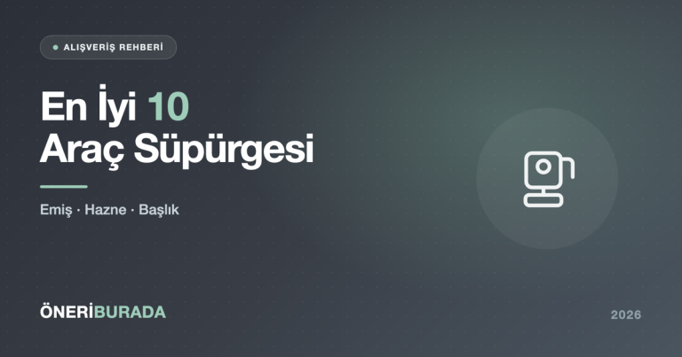 En İyi 10 Araç Süpürgesi