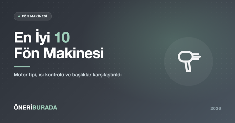 En İyi 10 Fön Makinesi