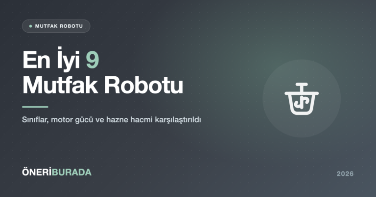 En İyi 9 Mutfak Robotu