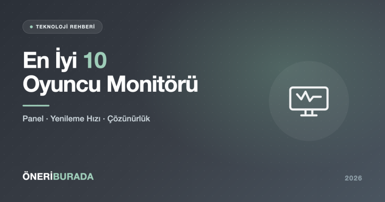En İyi 10 Oyuncu Monitörü 2026