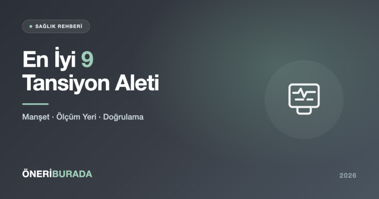 En İyi 9 Tansiyon Aleti