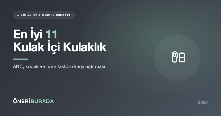 En İyi 11 Kulak İçi Kulaklık