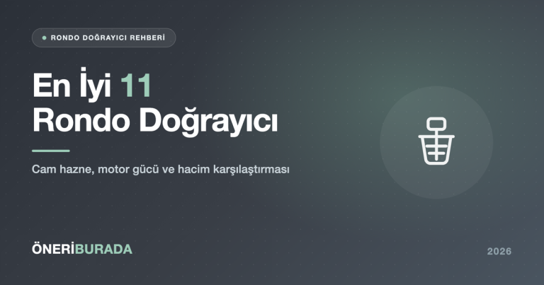 En İyi 11 Rondo Doğrayıcı