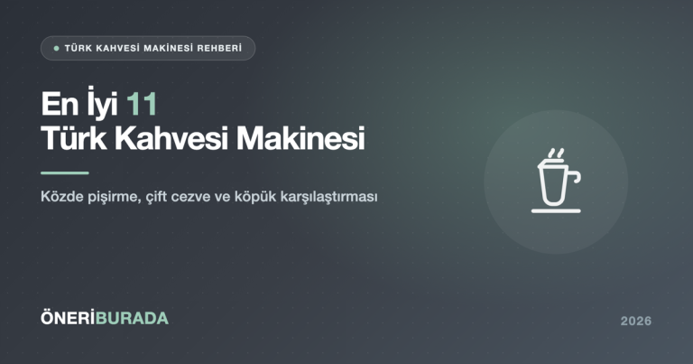 En İyi Türk Kahvesi Makinesi