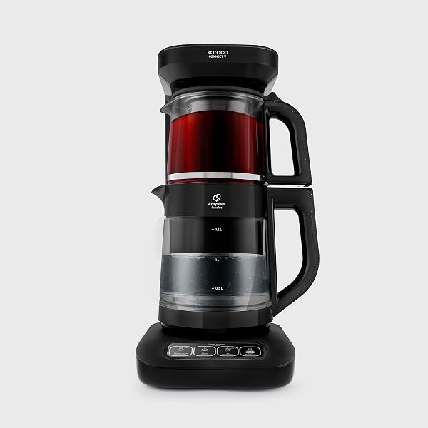 Karaca Robotea Pro Connect 4'ü 1 Arada Konuşan Cam Çay Makinesi