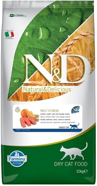 N&D Düşük Tahıllı Somonlu Kısırlaştırılmış 10 kg