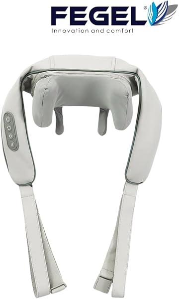 FEGEL FG-687 3D Ovmalı Isıtmalı Boyun Askılı Masaj Yastığı