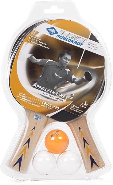 Donic Appelgren 300 ITTF Onaylı 2 Raket 3 Top Set