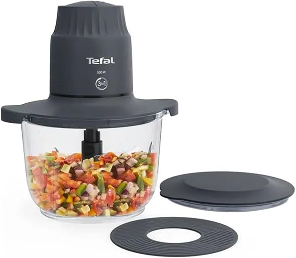Tefal Choppeo 500 W Cam Kaseli Doğrayıcı