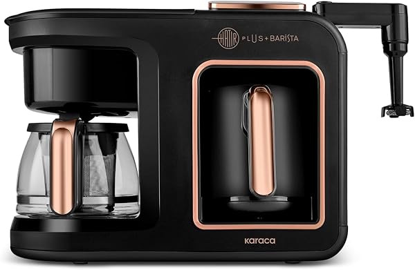 Karaca Hatır Plus Barista 6'sı 1 Arada Közde Türk Kahvesi Makinesi