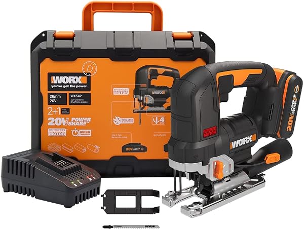 Worx WX542 Kömürsüz Dekupaj Testere