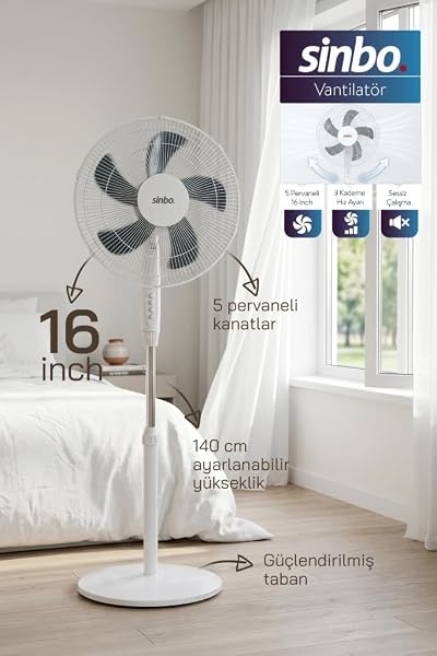 Sinbo SF-7705 16 İnç Ayaklı