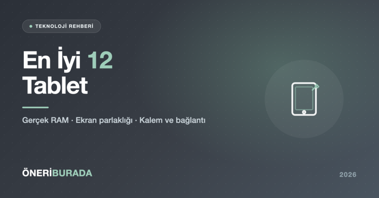 En İyi 12 Tablet