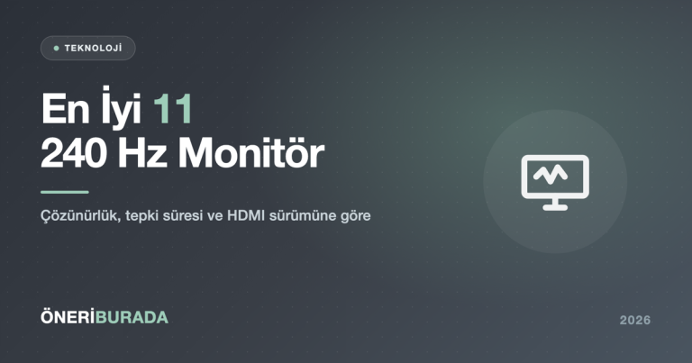 En İyi 11 240 Hz Monitör